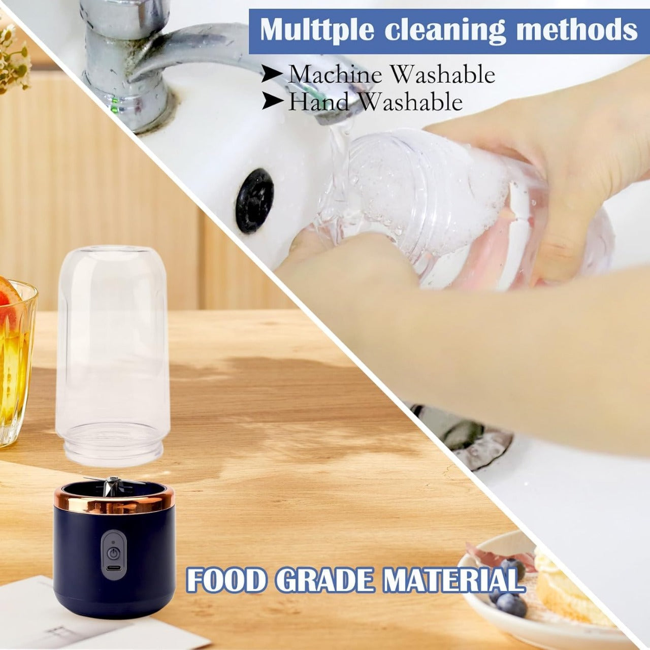Mini Rechargeable Juicer™ – Blend Anywhere, Anytime ZAVION