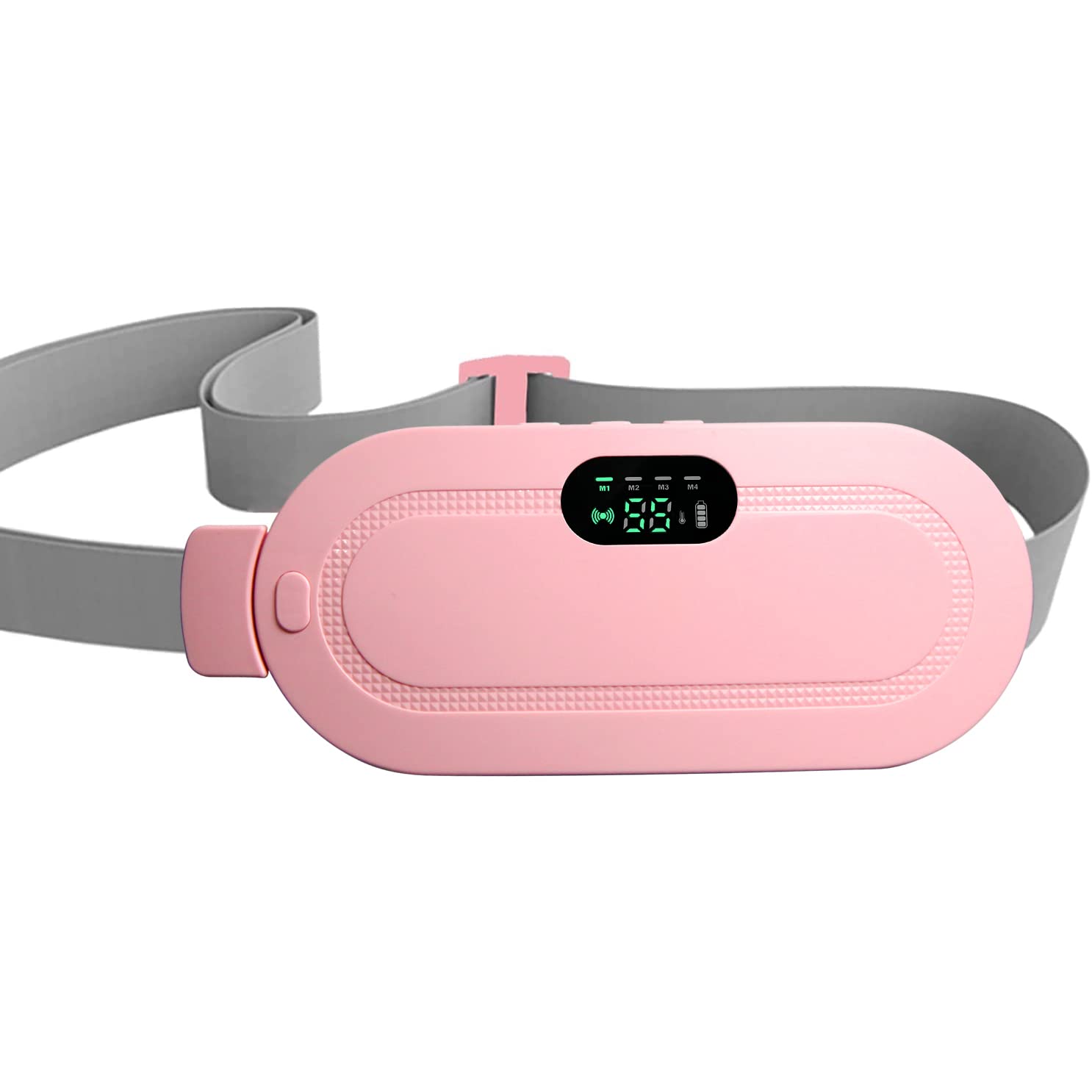 Portable Period Cramp Relief Heating Belt for Women | Cordless Heating Pad with Heat & Massage Therapy | Rechargeable Menstrual Pain Relief Pad for Belly & Back ZAVION