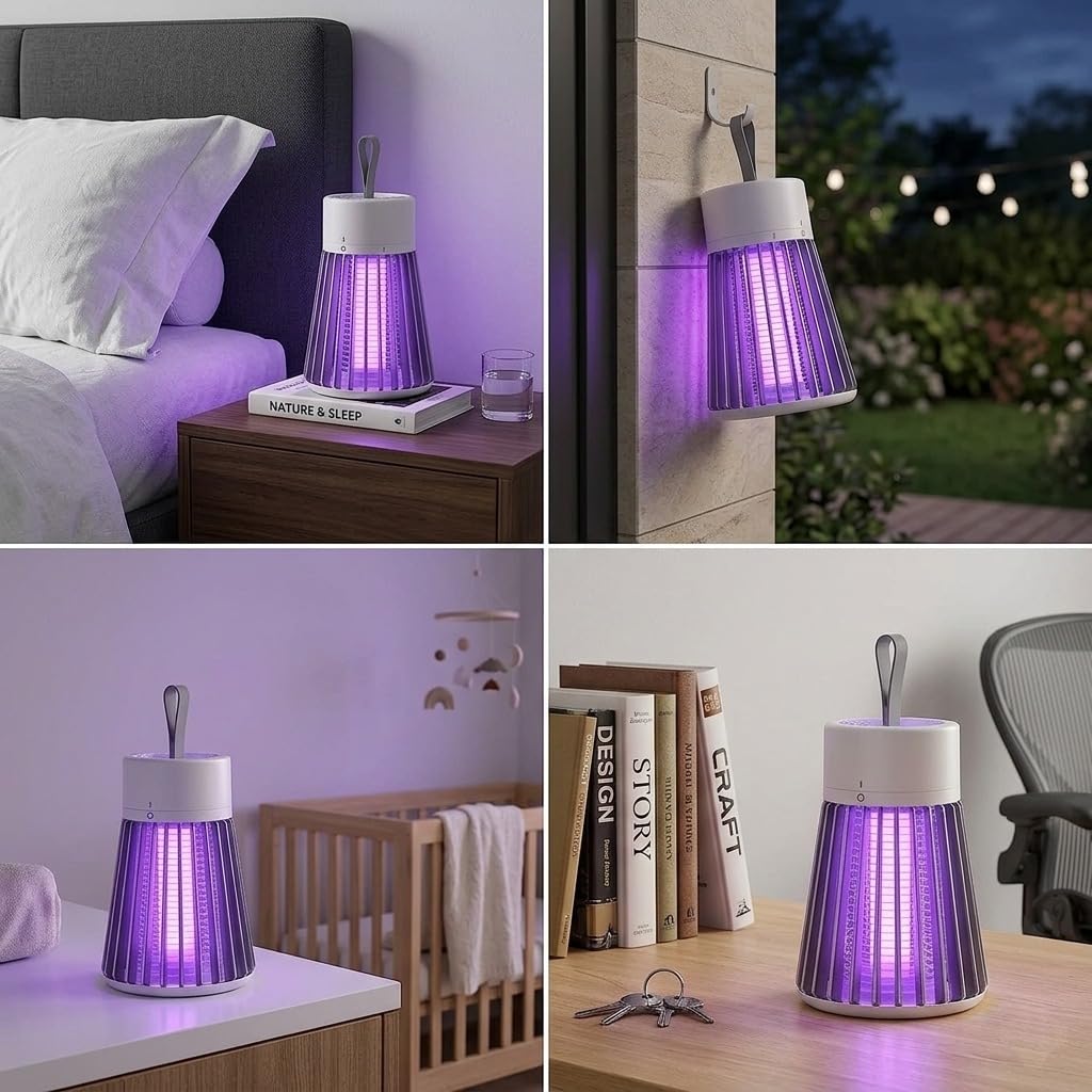 Rechargeable Mosquito Killer Lamp™ – Smart, Silent & Powerful Insect Protection ZAVION