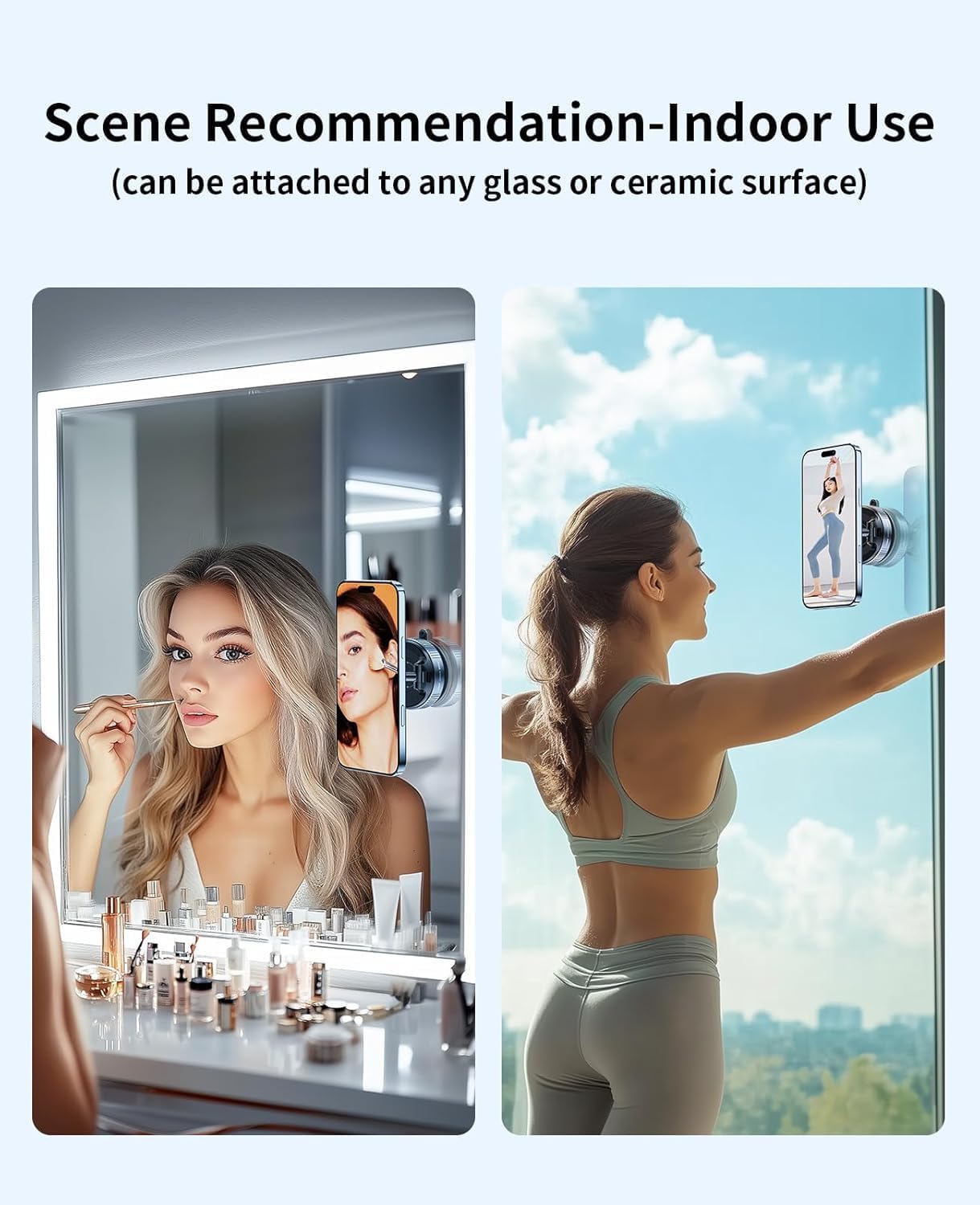 MagLock™ Vacuum Phone Holder – 360° Magnetic Grip | Ultra Strong Suction Mount for Car, Home & Gym ZAVION