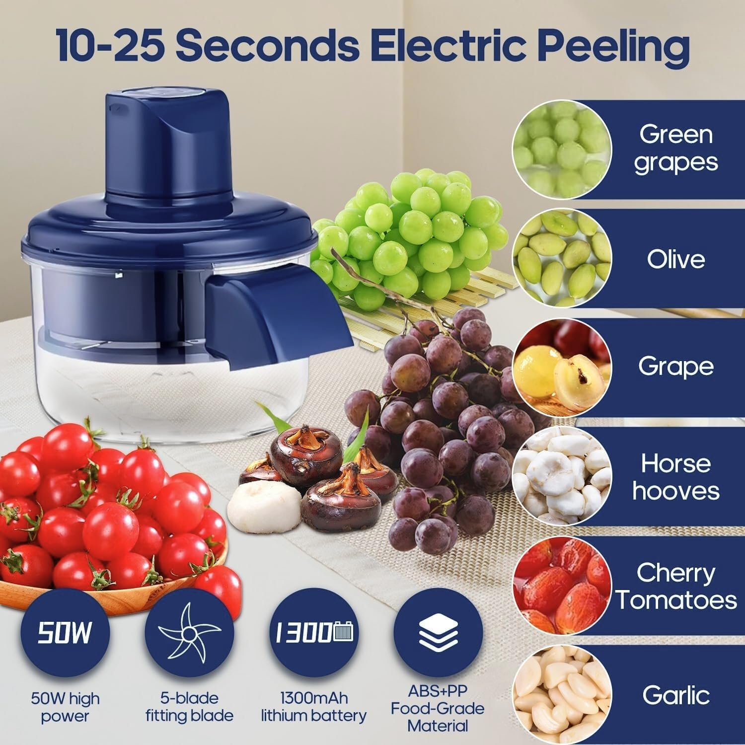 Electric Fruit & Vegetable Peeler™ | Peel in Seconds ZAVION