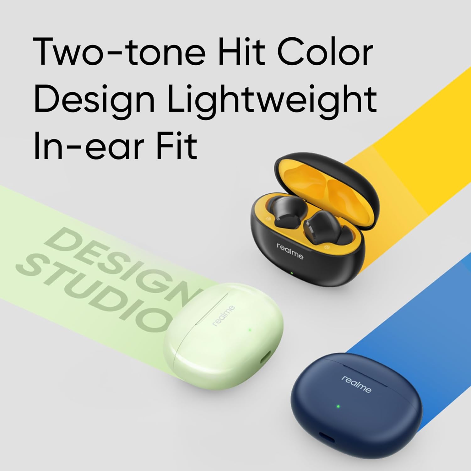 Realme Buds T110 TWS Earbuds | AI ENC | 38H Battery | Bluetooth 5.4 | Punk Black ZAVION