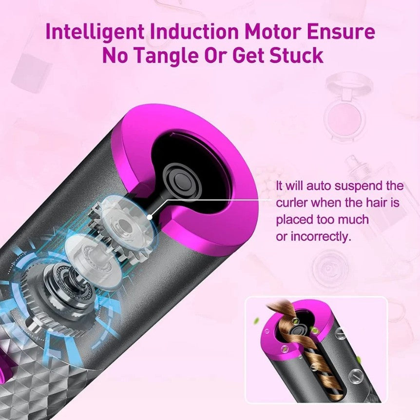 Automatic Hair Curler Machine (Cordless) – Instant Salon Curls for Women ZAVION