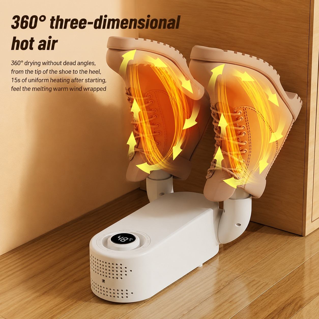 Electric Shoe Dryer & Warmer | 48°C Fast Drying | UV Sterilization | Foldable ZAVION