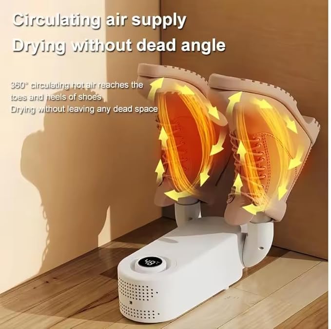 Electric Shoe Dryer & Warmer | 48°C Fast Drying | UV Sterilization | Foldable ZAVION