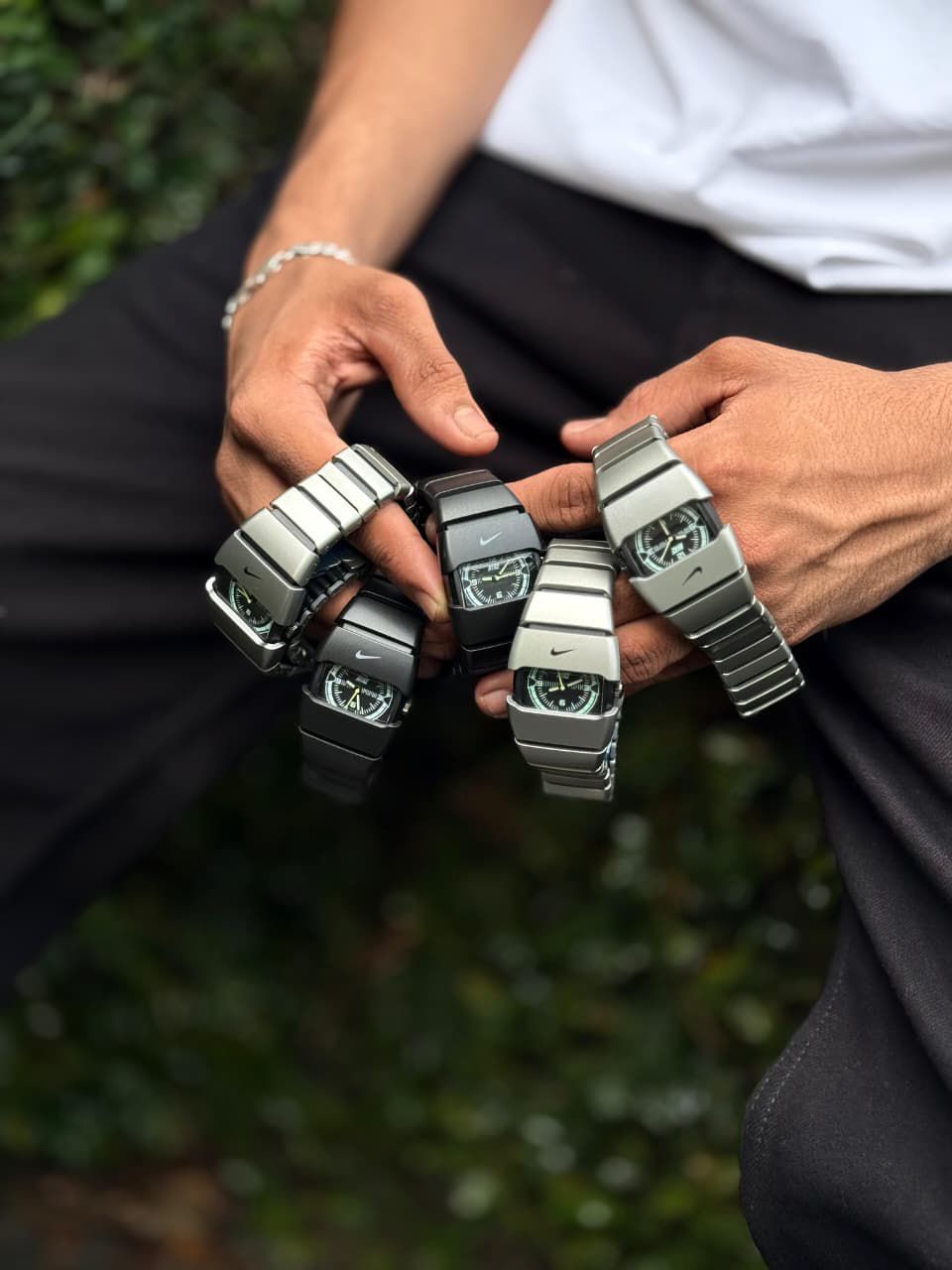 Men's Fashion Watch – Square Dial Sporty Analog Watch | Metal Bracelet Strap ZAVION
