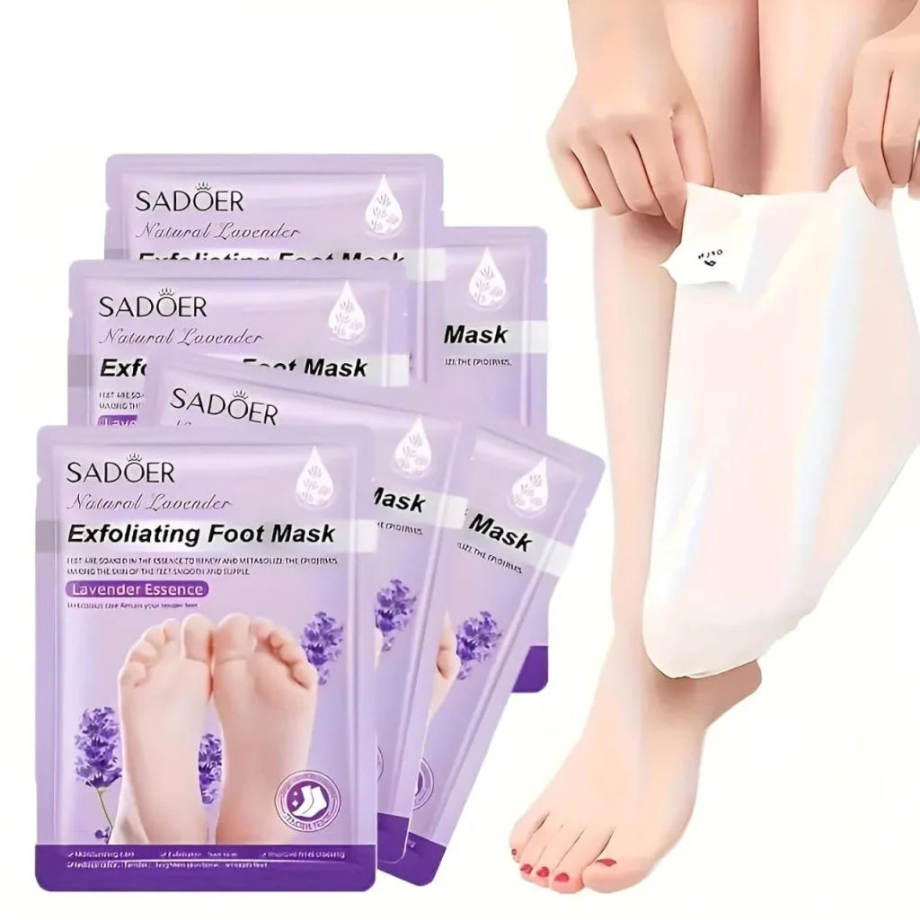SeoulSkin Glycolic Acid Foot Peeling Mask (1 Pair), Korean Peeling & Exfoliating | Deep Exfoliation with Glycolic Acid, Removes Dead Skin, Cruelty-Free, Foot Peel Off Mask ZAVION