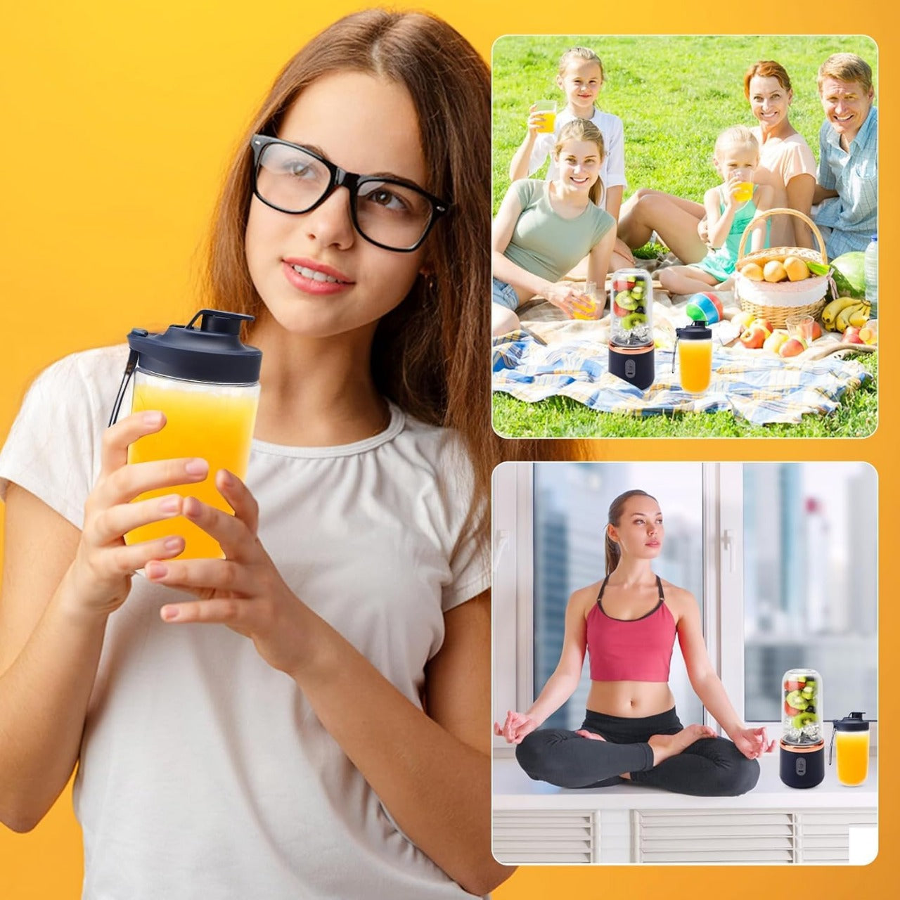 Mini Rechargeable Juicer™ – Blend Anywhere, Anytime ZAVION