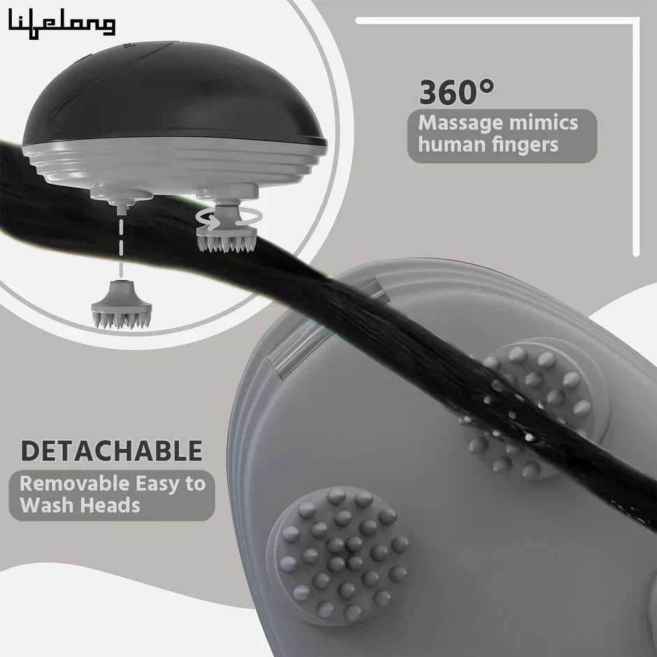 Rechargeable Waterproof Scalp Massager™ – Relax, Refresh & Rejuvenate ZAVION